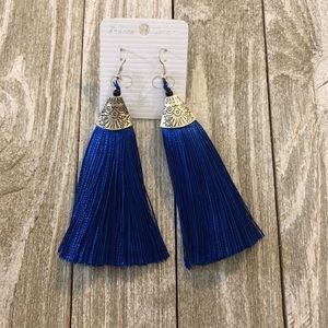 💙Royal Blue Tassel Earrings💙